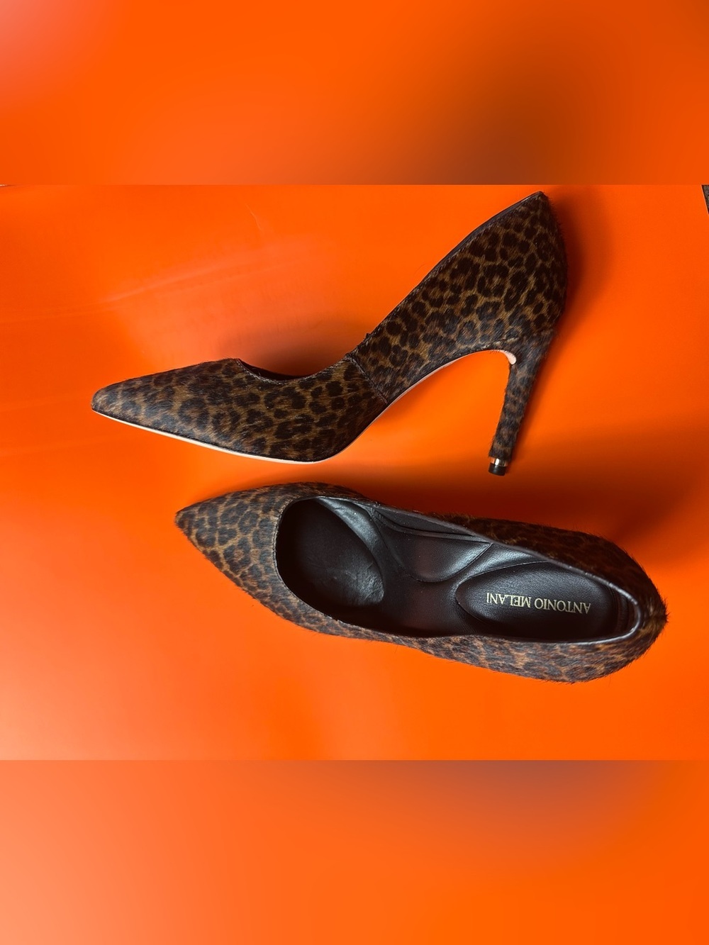 Leopard Print Pointed-Toe High Heels